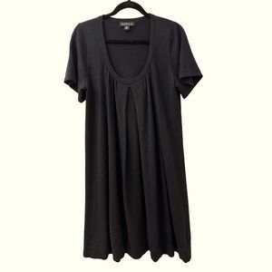 - Karoo Mark Eisen Angora Cashmere Lambs Wool Blend Black  Sweater Dress